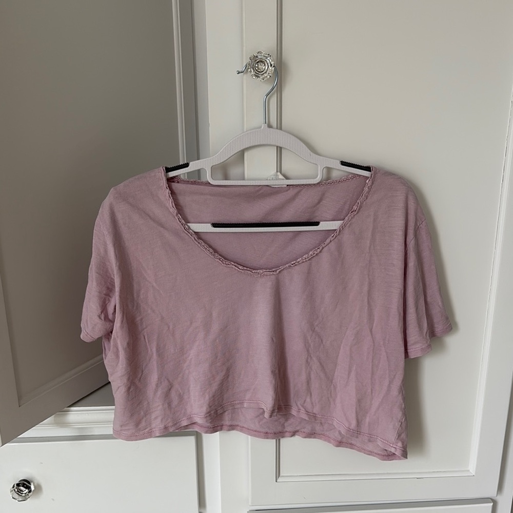 Pink Women's Crop Top